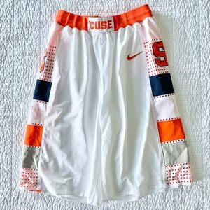Nike Dri-Fit Syracuse White Authentic Men’s Basketball Shorts - Size Small